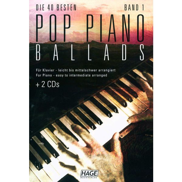 Hage Musikverlag Pop Piano Ballads 1