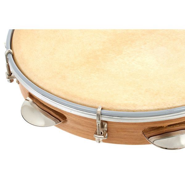 Contemporanea 10" Pandeiro Wood Real Skin