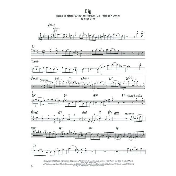 Hal Leonard Sonny Rollins Omnibook Bb