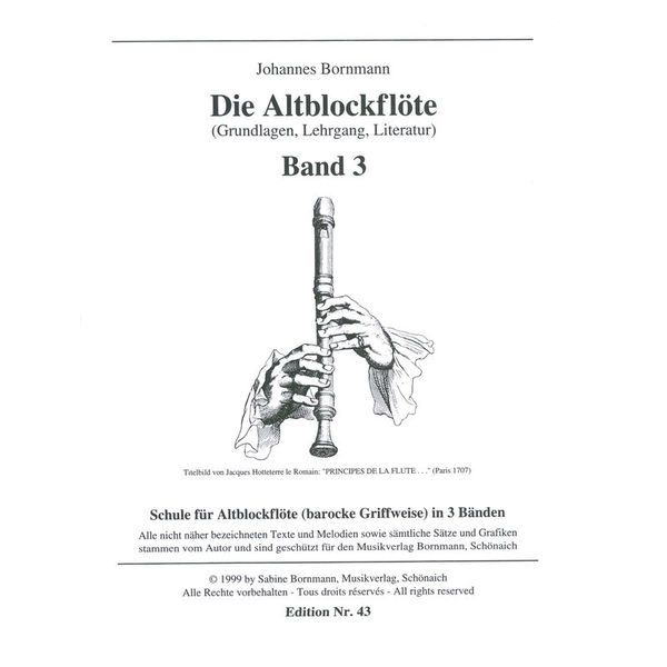 Johannes Bornmann Die Altblockflöte 3