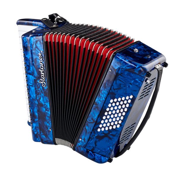 Startone Piano Accordion 48 Blue MKII