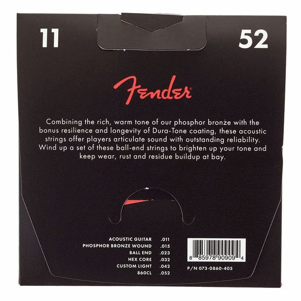 Fender 860CL PhBronze DuraTone Coated