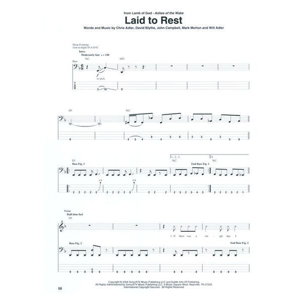 Hal Leonard Metal Bass Tabs