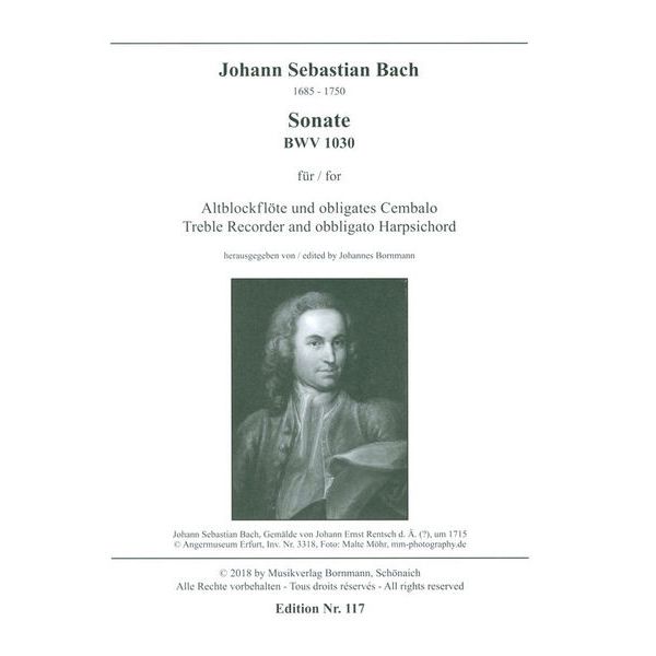 Johannes Bornmann Bach Sonate h-moll BWV 1030