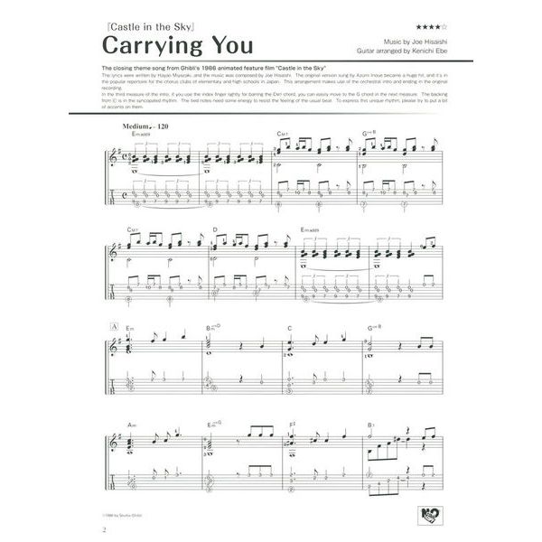 Yamaha Music Entertainment  Studio Ghibli Songs Guitar 2