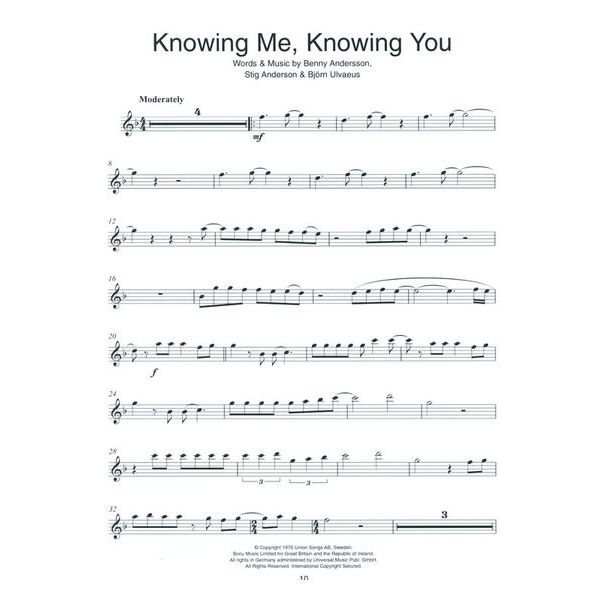 Wise Publications Abba Gold for Flute