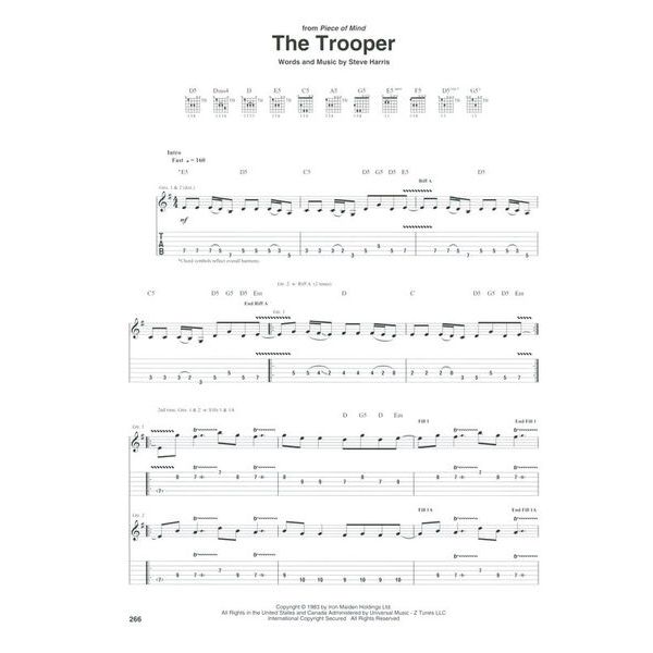 Hal Leonard Iron Maiden 25 Metal Master