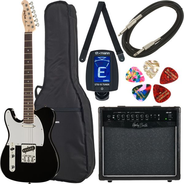 Harley Benton TE-20 BK LH Standard Set 3