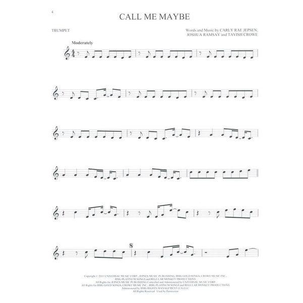 Hal Leonard 50 Pop Songs for Kids Trumpet