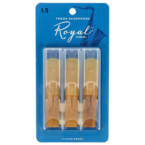 DAddario Woodwinds Royal Tenor Sax 1.5 - 3-Pack