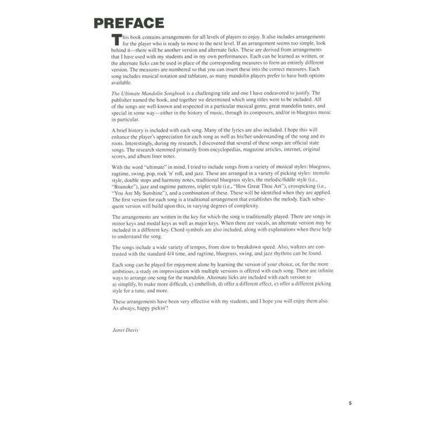 Hal Leonard Ultimate Mandolin Songbook