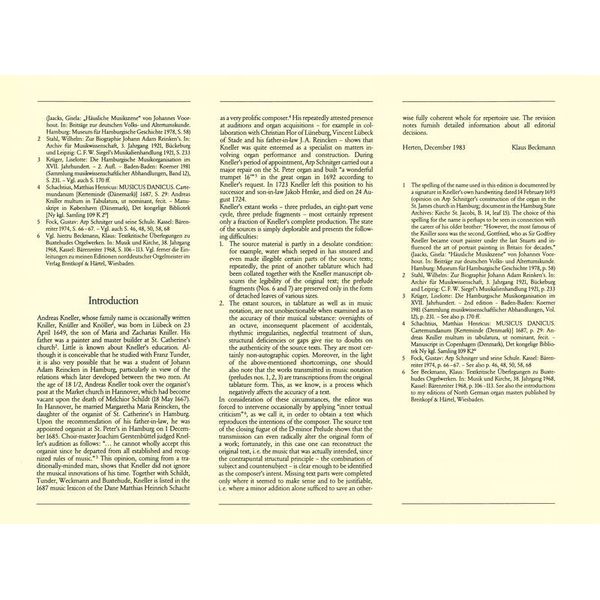 Breitkopf & Hrtel Kneller Smtliche Orgelwerke