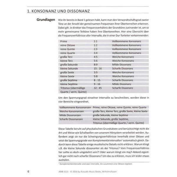 Acoustic Music Books Harmonielehre verstehen 2