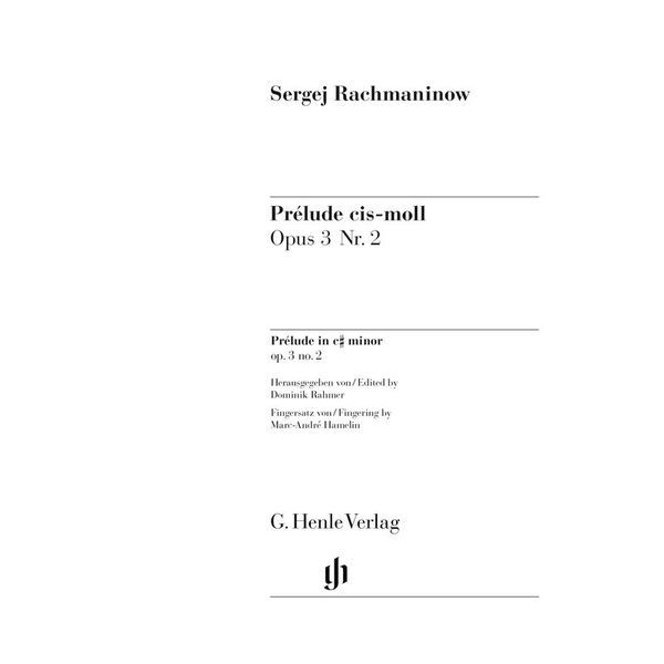Henle Verlag Rachmaninow Prélude cis-moll