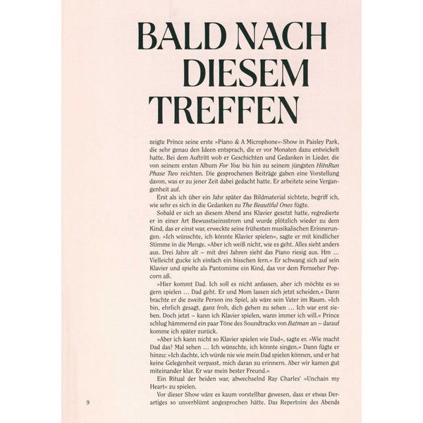 Heyne Verlag Prince The Beautiful Ones