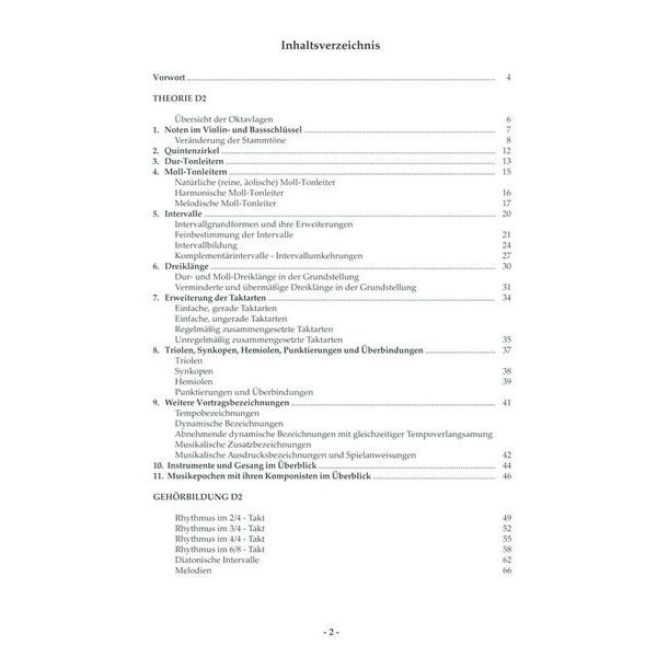 Musikverlag Heinlein Theorie D2/D3