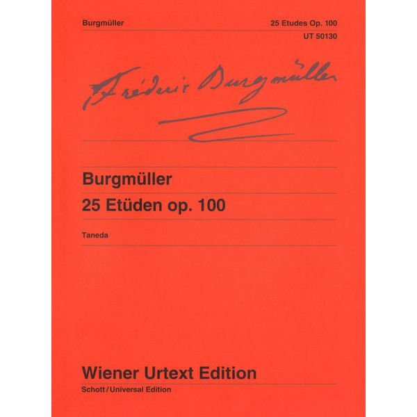 Wiener Urtext Edition Burgmüller 25 Etüden op. 100