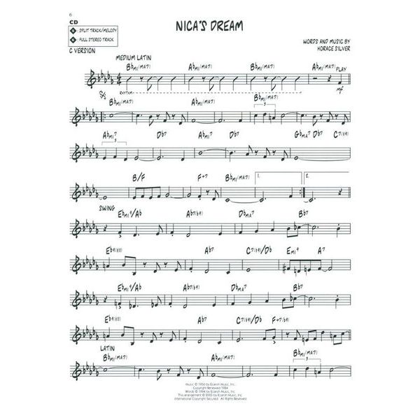 Hal Leonard Jazz Play-Along Horace Silver