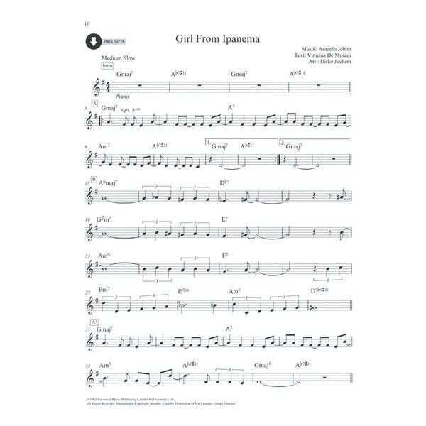 Schott Latin Standards T-Sax