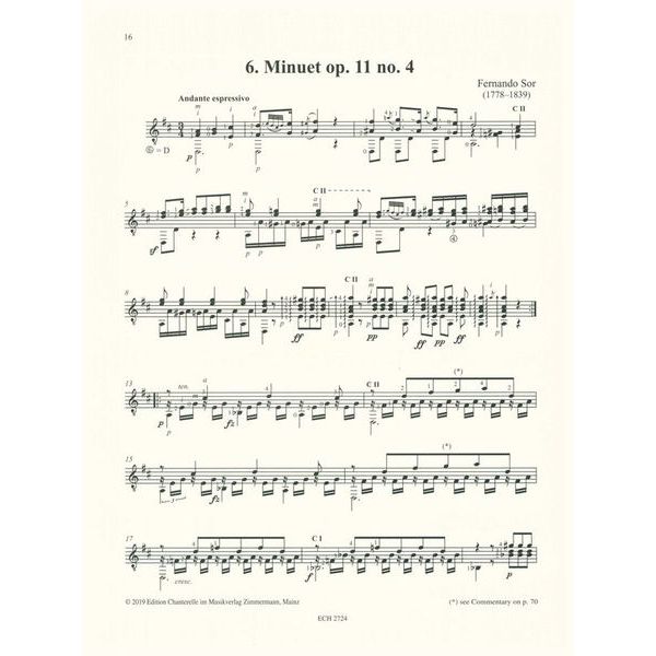 Edition Chanterelle Chanterelle Guitar Anthology