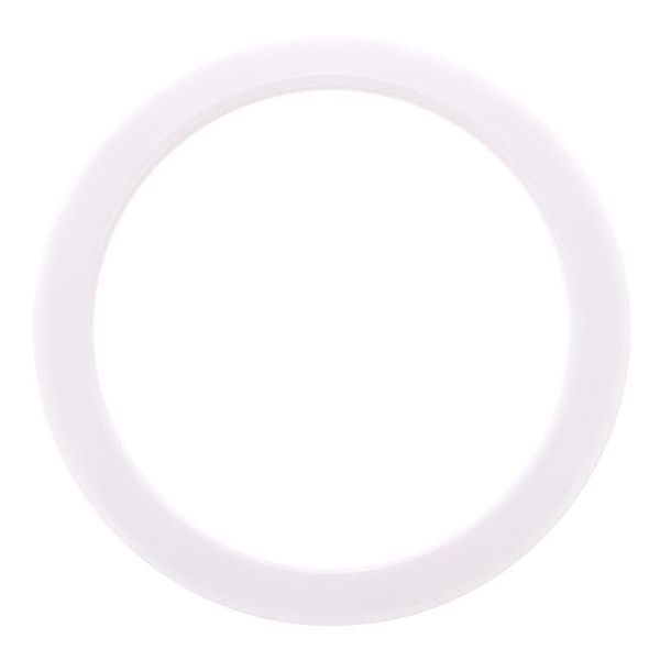Bass Drum O's 4" White round HW4