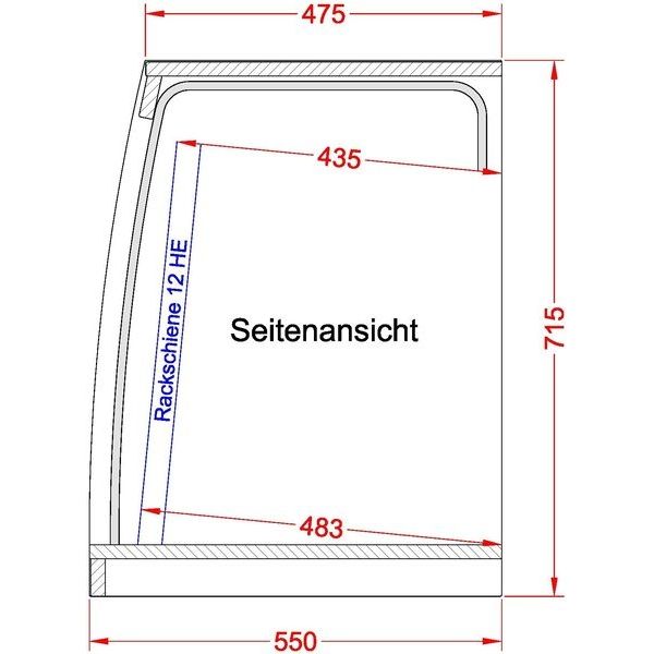 Thon Studio Rack 12U RSW