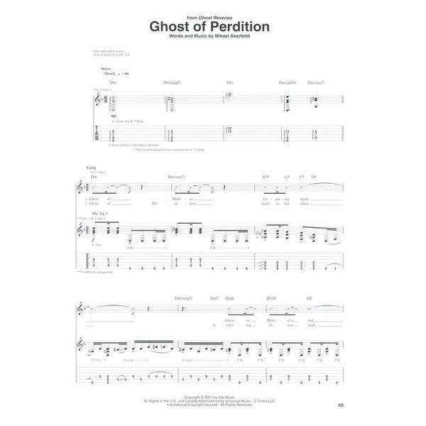 Hal Leonard The Best Of Opeth