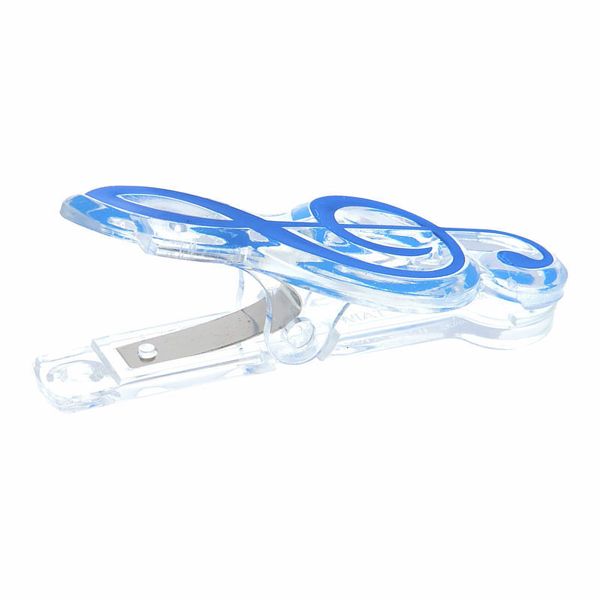 agifty Music Clip Violin Clef Blue