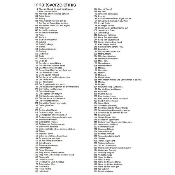 Musikverlag Hildner 140 deutsche Schlager 70/80