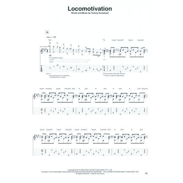 Hal Leonard Tommy Emmanuel Little By Littl