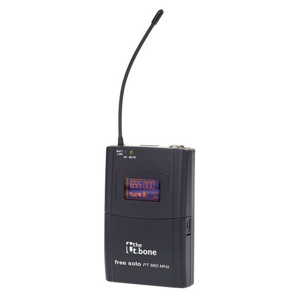 the t.bone free solo Bodypack 660 MHz