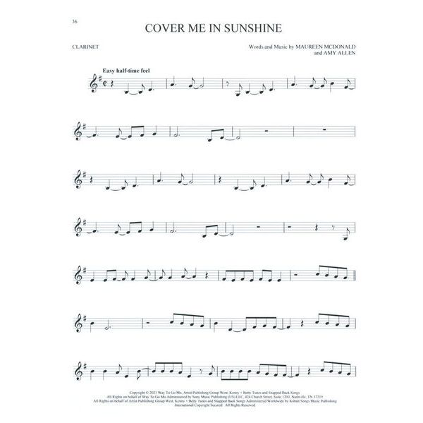 Hal Leonard 101 Top Hits for Clarinet