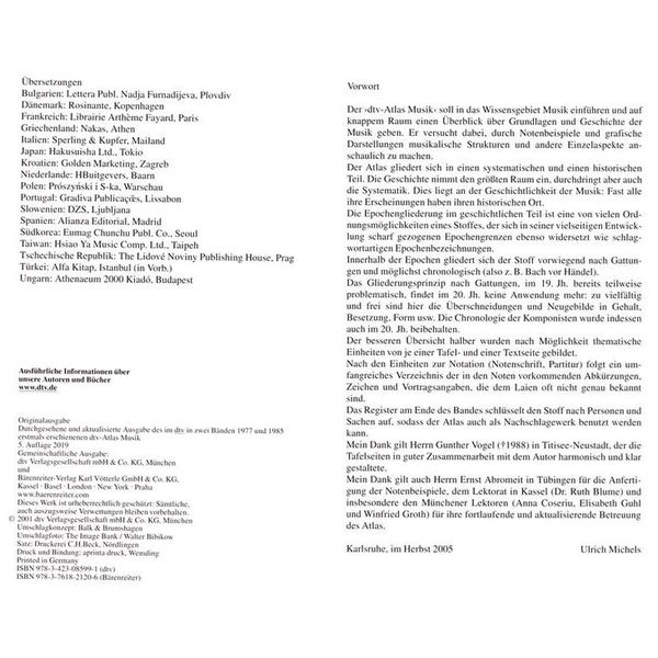 Brenreiter dtv Atlas Musik