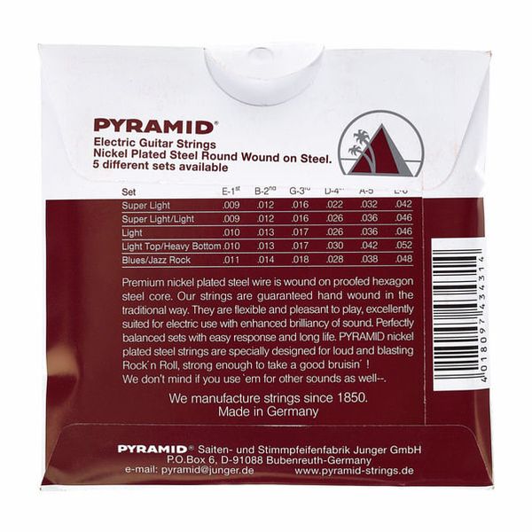 Pyramid Nickel Plated Steel SL/Light