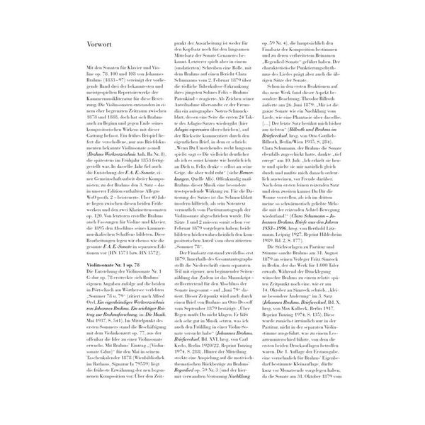Henle Verlag Brahms Violinsonaten