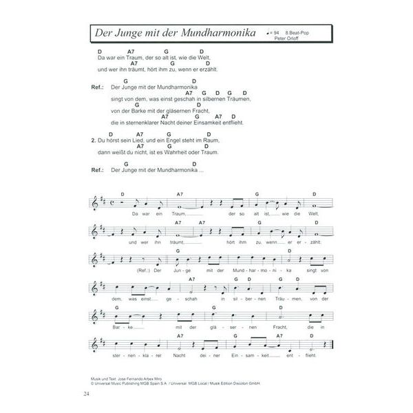 Musikverlag Hildner 140 deutsche Schlager 70/80