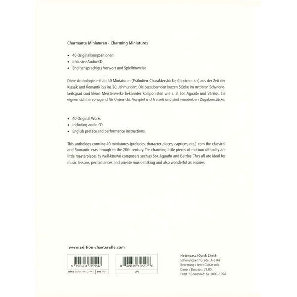 Edition Chanterelle Chanterelle Guitar Anthology