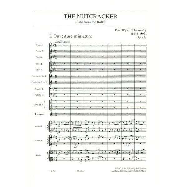 Edition Eulenburg Tschaikowsky Der Nussknacker