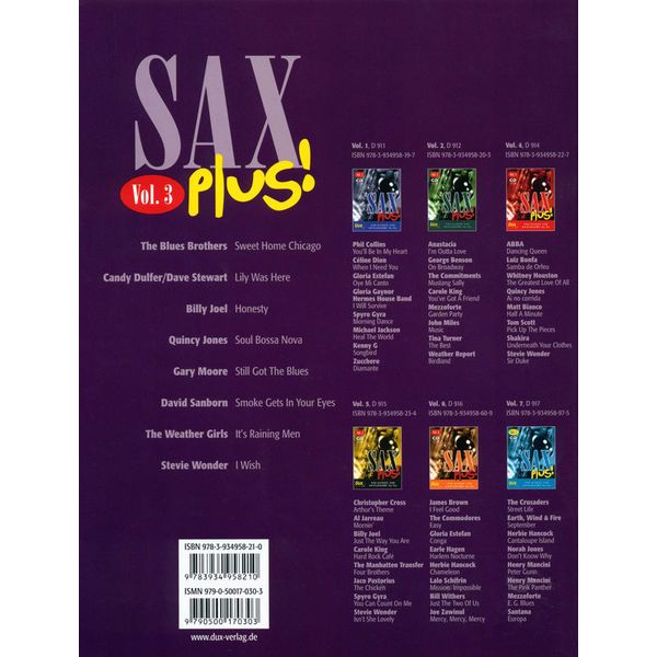 Edition Dux Sax Plus 3