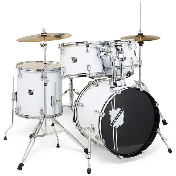 Millenium Focus 18 Drum Set White