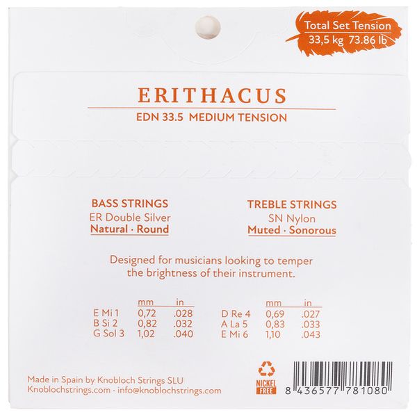 Knobloch Strings Erithacus Line EDN 33,5, MT