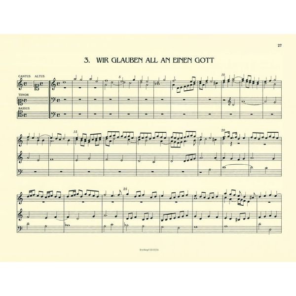 Breitkopf & Hrtel Praetorius Orgelwerke