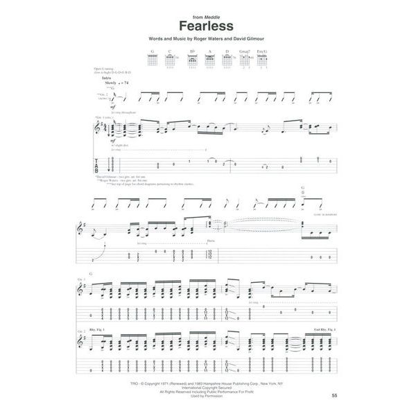 Hal Leonard Pink Floyd Acoustic Guitar