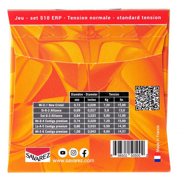 Savarez Evolution Cantiga Premium Medi