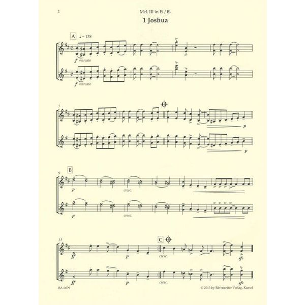 Brenreiter combocom Spirituals