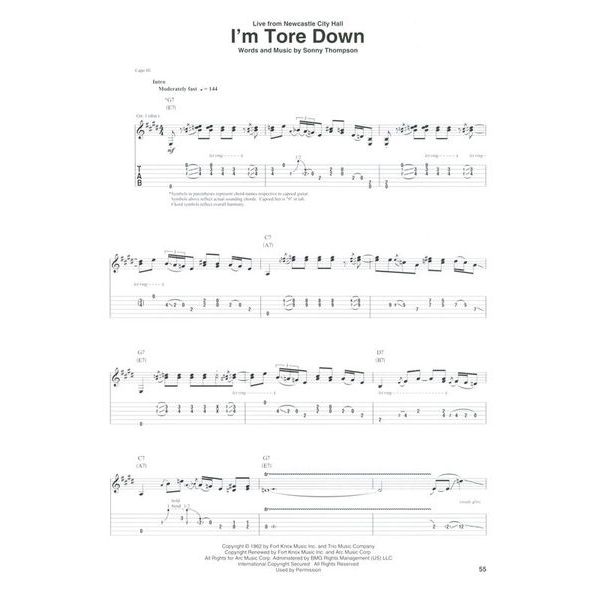 Hal Leonard Selections From Rory Gallagher