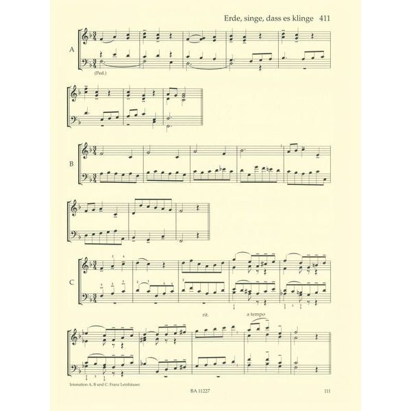 Brenreiter Intonationen zum Gotteslob