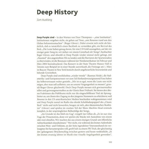 Hannibal Verlag Deep Purple Geschichte