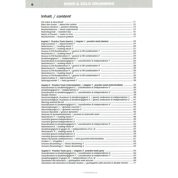 Coda Music Band & Solo Drumming