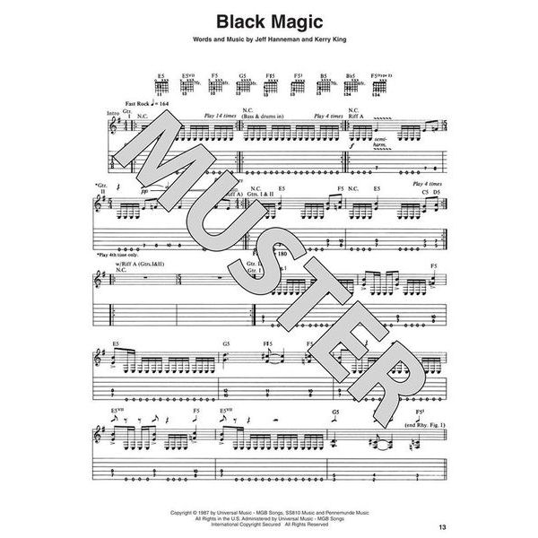 Hal Leonard Slayer Guitar Collection